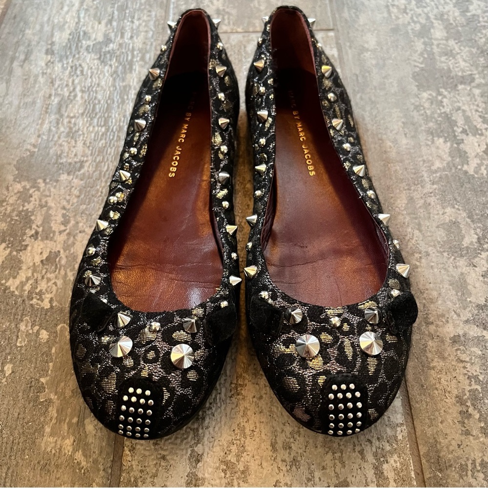 NEW 🐭 Marc by Marc Jacobs Punk Mouse Ballerina Flats, Size EU 37.5 / US 7